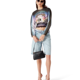 La Pramonition kort sweater i kashmirblanding