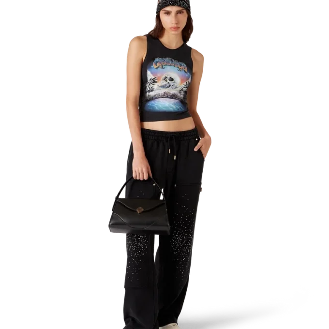 La Pramonition sweatpants med krystalpynt
