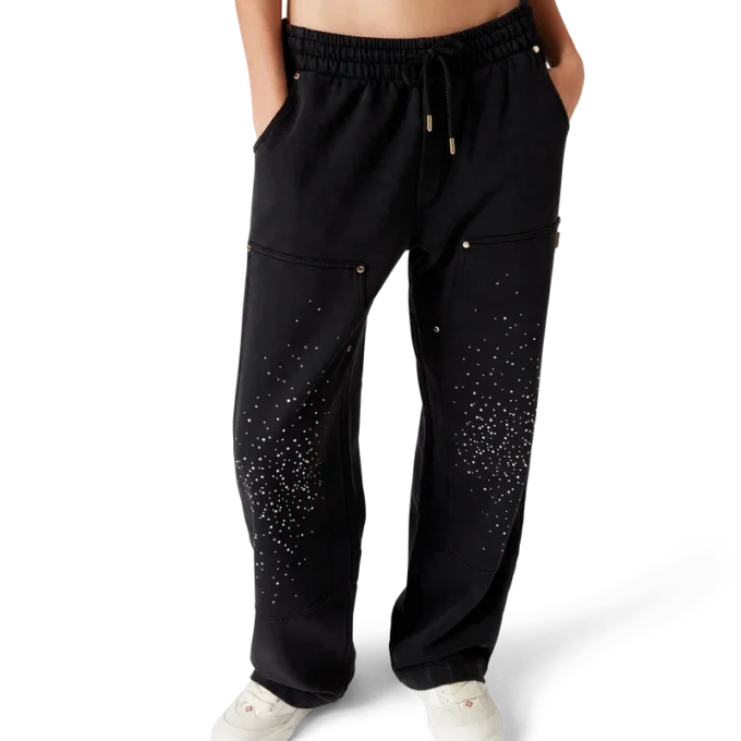 La Pramonition sweatpants med krystalpynt