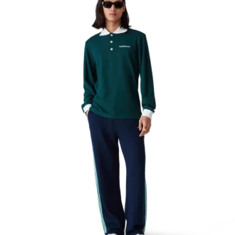 Langærmet poloshirt