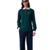 Langærmet poloshirt
