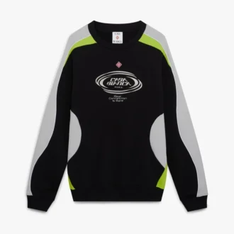Langærmet sweatshirt med farveblokke