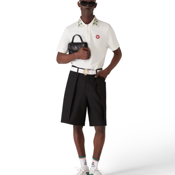 Laurel Pique kortærmet poloshirt med shorts