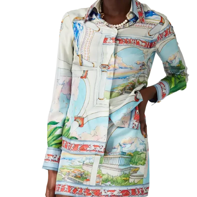 Le Passage silke-minidress