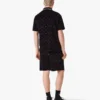 Lilla Monogram Velour Poloshirt