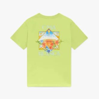 Lime Flower Court Icon kortærmet T-shirt