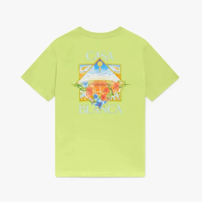 Lime Flower Court Icon kortærmet T-shirt
