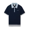 Merino-strikket tennis-poloskjorte