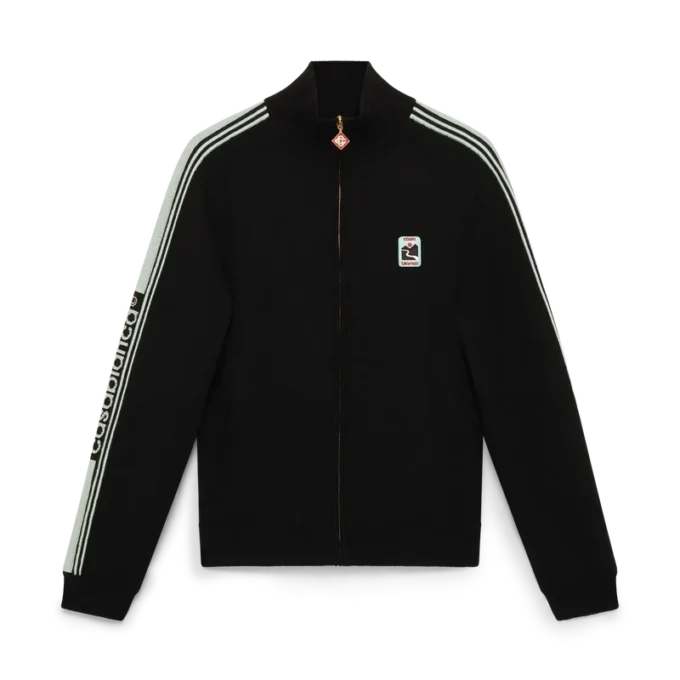 Merino-strikket trackjakke Merino-strikket trackjakke