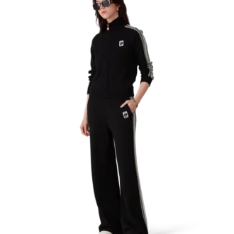 Merino-strikket trackjakke