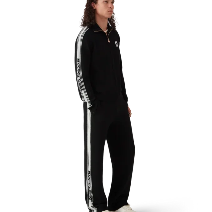 Merino-strikket trackjakke Merino-strikket trackjakke