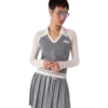 Merino Tennis langærmet Poloshirt
