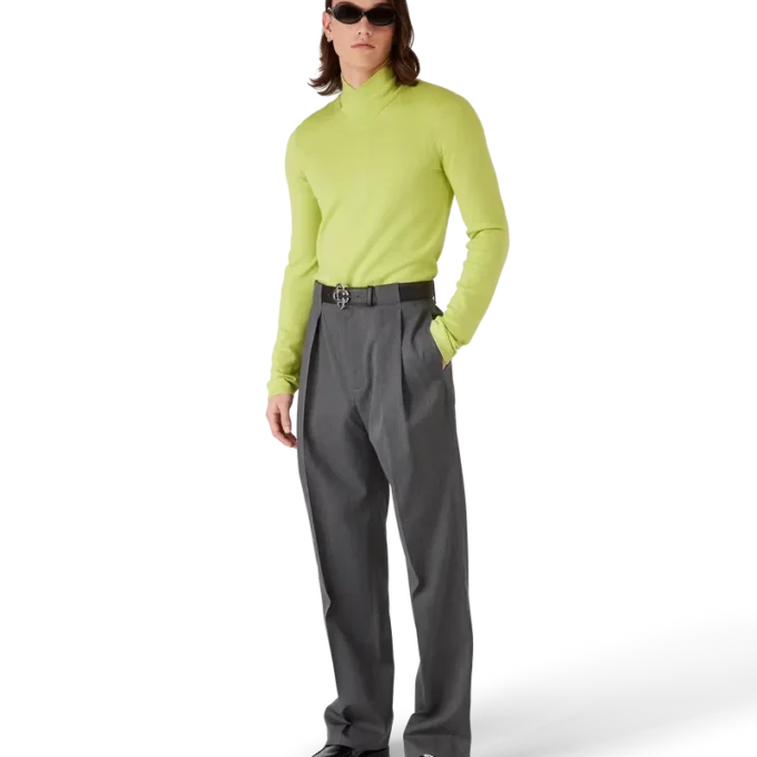 Merino-top med rullekrave Merino-top med rullekrave