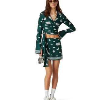 Metaphysical silke-minidress