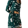 Metaphysical silke-wrap-skjorte