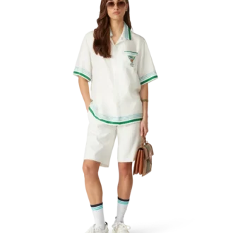 Metaphysical Tennis Icon silke-skjorte