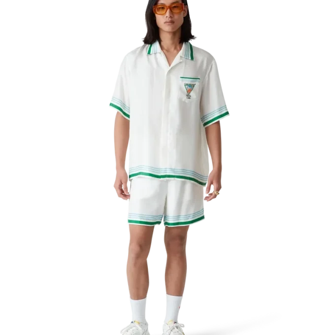 Metaphysical Tennis Icon silke-skjorte