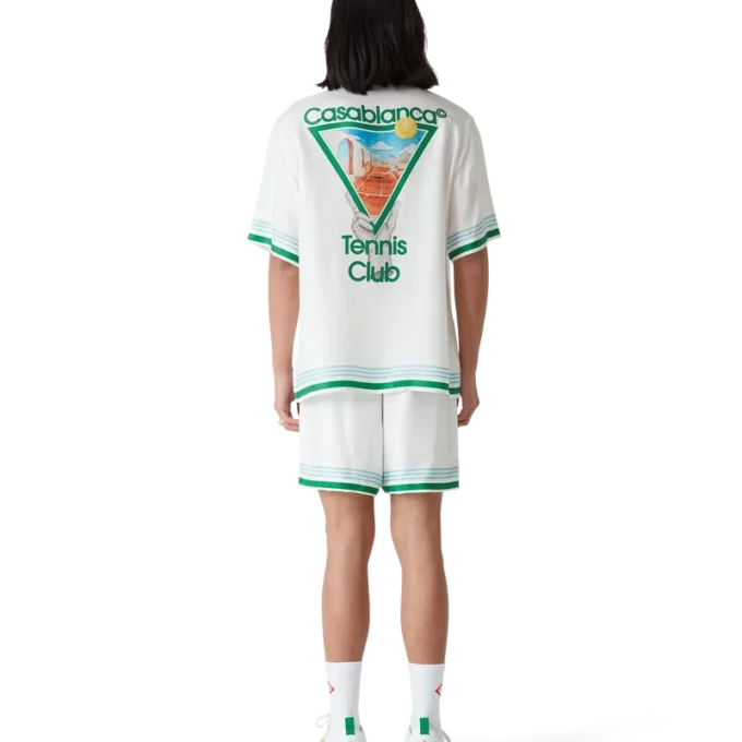Metaphysical Tennis Icon silke-skjorte