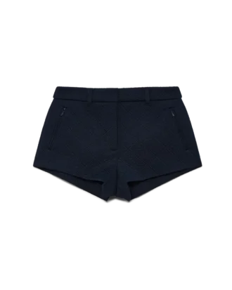 Mini-shorts i jacquardstrik
