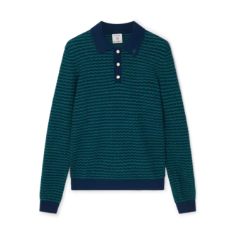 Mini Wave-poloskjorte