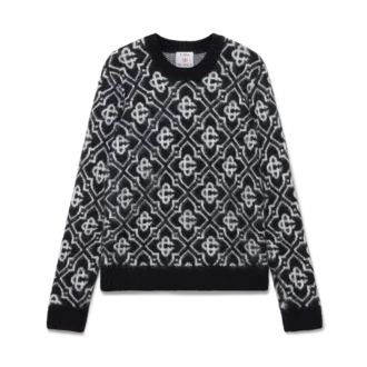 Mohair-trøje med monogram Mohair-trøje med monogram