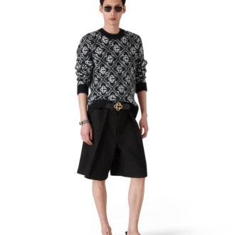 Mohair-trøje med monogram Mohair-trøje med monogram