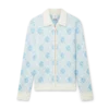 Mohair-trøje med monogram og lynlås Mohair-trøje med monogram og lynlås