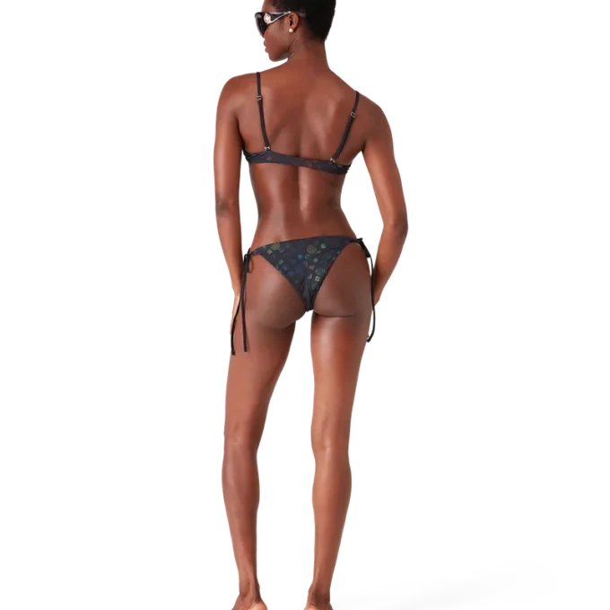 Monogram-bikinibund med snore Monogram-bikinibund med snore
