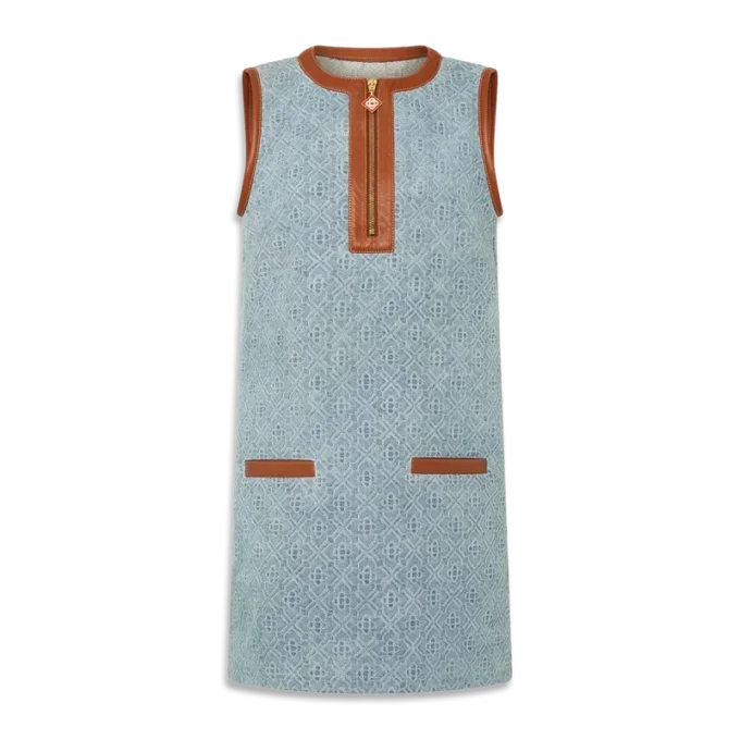 Monogram-denimkjole Monogram-denimkjole