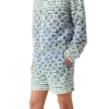 Monogram-frotté-shorts med farveovergang Monogram-frotté-shorts med farveovergang
