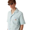 Monogram-frotté-skjorte med korte shorts