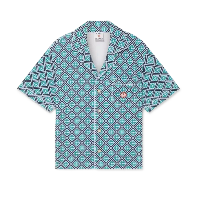 Monogram-frottéskjorte Monogram-frottéskjorte