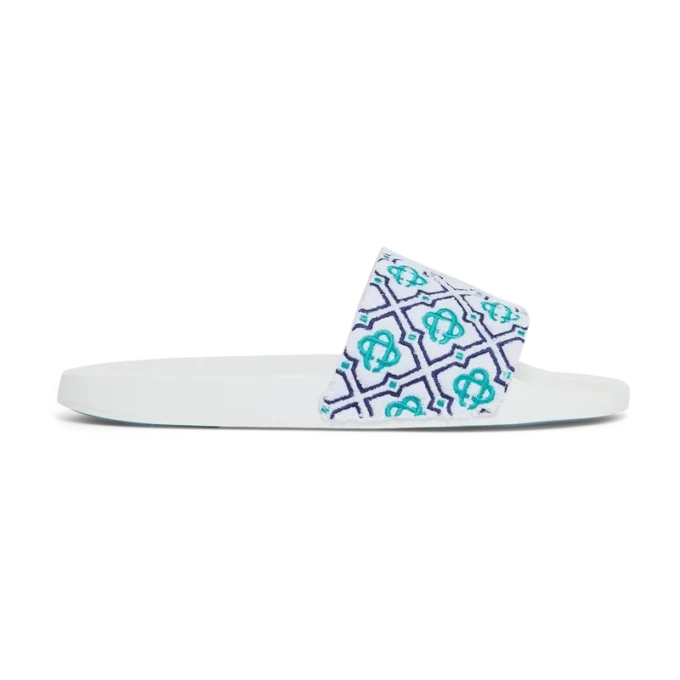 Monogram-frottéslippers til mænd