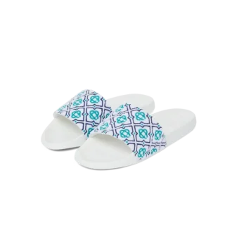 Monogram-frottéslippers til kvinder