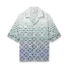 Monogram Gradient-frotté-skjorte med korte shorts Monogram Gradient-frotté-skjorte med korte shorts