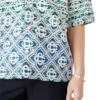 Monogram Gradient-frotté-skjorte med korte shorts Monogram Gradient-frotté-skjorte med korte shorts