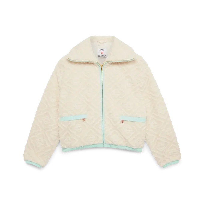 Monogram Jacquard fleecejakke