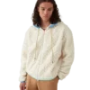 Monogram Jacquard fleecejakke Monogram Jacquard fleecejakke