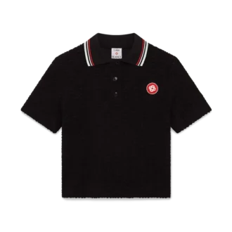 Monogram Jacquard-frotté-poloskjorte
