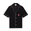 Monogram Jacquard kortærmet frottéskjorte Monogram Jacquard kortærmet frottéskjorte