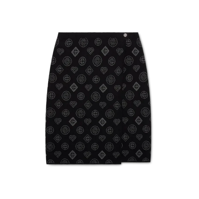 Monogram Jacquard-nederdel Monogram Jacquard-nederdel
