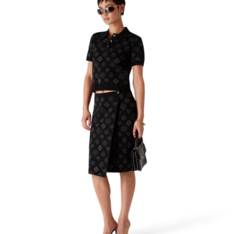 Monogram Jacquard-nederdel