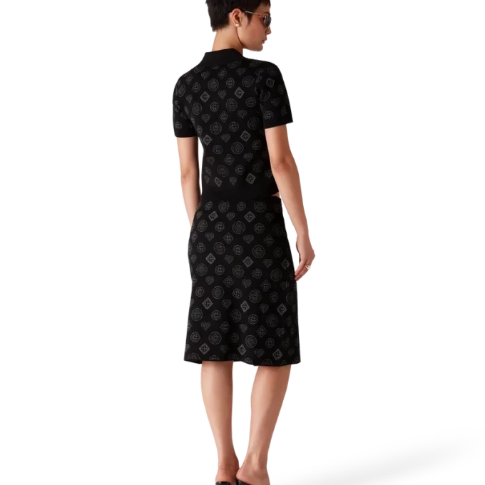 Monogram Jacquard-nederdel Monogram Jacquard-nederdel