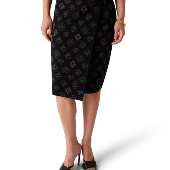 Monogram Jacquard-nederdel Monogram Jacquard-nederdel