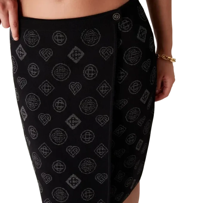 Monogram Jacquard-nederdel Monogram Jacquard-nederdel