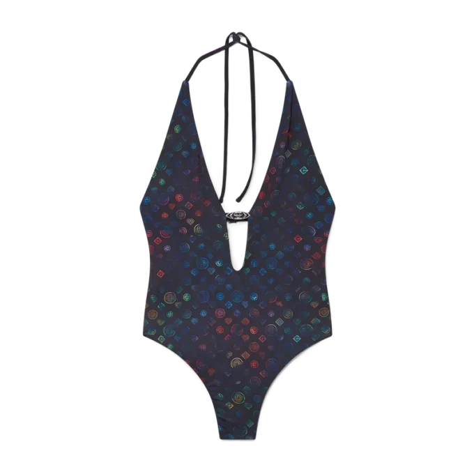 Monogram Plunge-badedragt Monogram Plunge-badedragt
