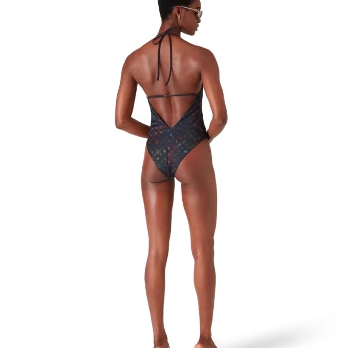 Monogram Plunge-badedragt Monogram Plunge-badedragt