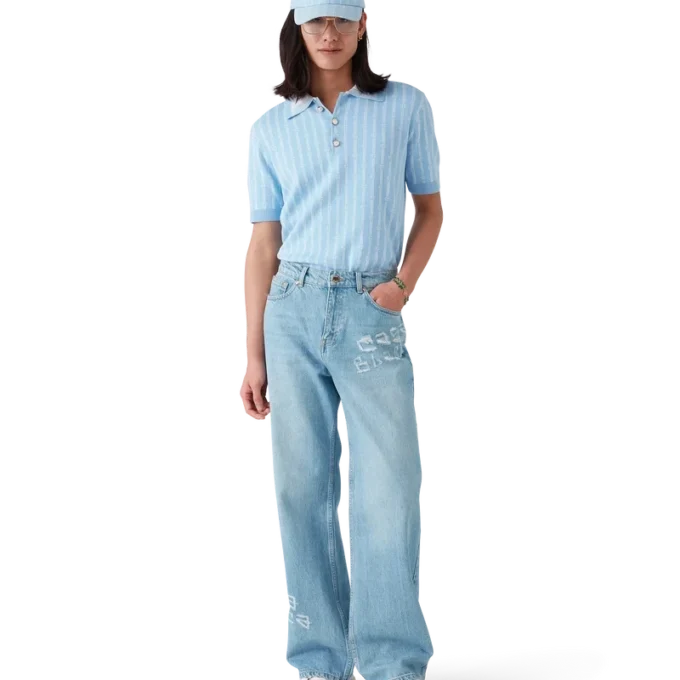 Monogram-poloskjorte
