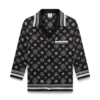 Monogram pyjamas-skjorte i silkesatin Monogram pyjamas-skjorte i silkesatin