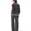 Monogram pyjamas-skjorte i silkesatin Monogram pyjamas-skjorte i silkesatin